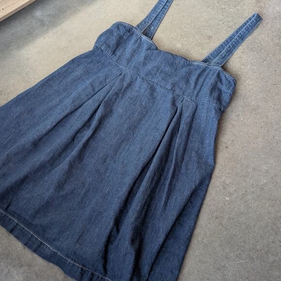 Reformation Denim Dress Size 10 Babydoll Mini Dress Cecil Denim Mini Reformation - Picture 6 of 14